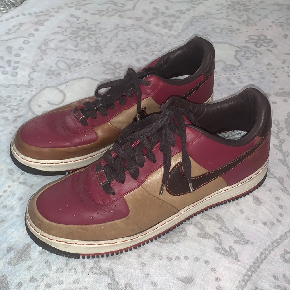 Nike Air Force 1 Low Baltimore The Dome 316077-621 Red Boulder Sz 13